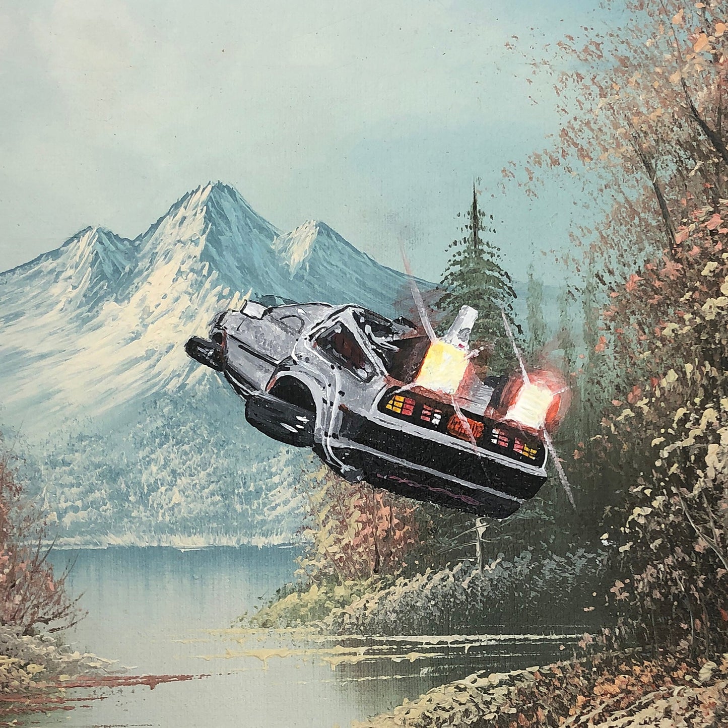 "Flying Delorean"