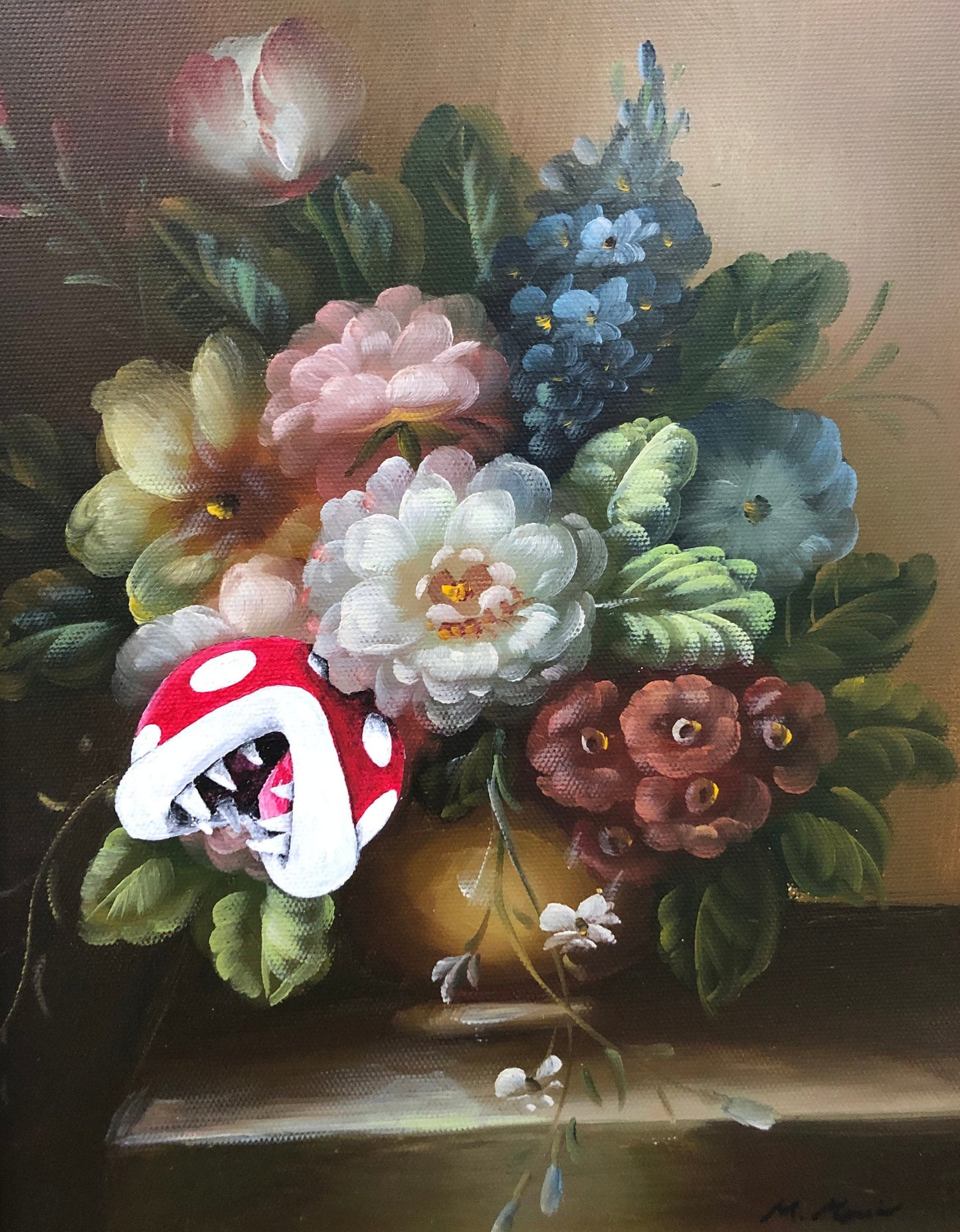 “Still Life of a piranha plant”